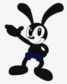 Transparent Rabbit Cartoon Png - Oswald The Lucky Rabbit At 90, Png Download, Transparent PNG