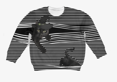 3d Cute Black Cat Kid Full Print Hoodie T Shirt - Best Chef Badge, HD Png Download, Transparent PNG