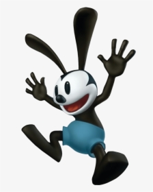 Oswald The Lucky Rabbit Jumping - Mickey Mouse Y Oswald, HD Png Download, Transparent PNG