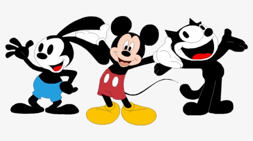 More Like Oswald The Lucky Rabbit By Mollyketty - Black Color Cartoon Characters, HD Png Download, Transparent PNG