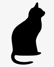 Black Cat Clipart Transparent Cats Stunning Free Png - Cat Clip Art Black, Png Download, Transparent PNG