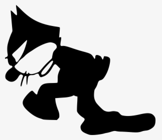 Human Character - Felix The Cat Thinking, HD Png Download, Transparent PNG