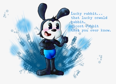 Oswald Teh Rabbit - Cartoon, HD Png Download, Transparent PNG