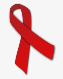 Hiv Awareness Ribbon Clip Art - Hiv Ribbon Clip Art, HD Png Download, Transparent PNG