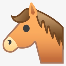 Horse Face Icon - Horse Emoji, HD Png Download, Transparent PNG