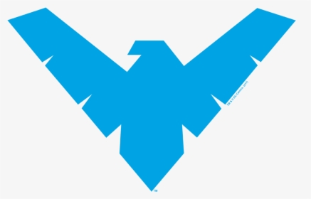 Batman Nightwing Symbol Baby Bodysuit - Nightwing Logo Png, Transparent Png, Transparent PNG