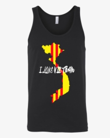I Love Vietnam With South Vietnam Flag On Vietnam Map - T-shirt, HD Png Download, Transparent PNG