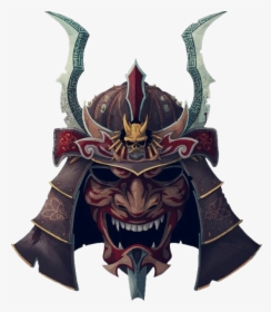 Samurai Png Images - Demon Samurai Mask, Transparent Png, Transparent PNG