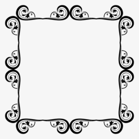 Download Free Ornament Silhouette - Black And White, HD Png Download, Transparent PNG