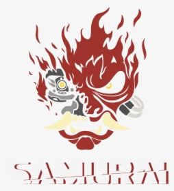 Cyberpunk 2077 Samurai Logo Png, Transparent Png, Transparent PNG