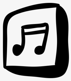 Musical Note Sign In Square Handmade Symbol Comments - Musical Note Handmade, HD Png Download, Transparent PNG