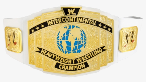 Transparent Championship Belt Png - Wwe Belt Intercontinental, Png Download, Transparent PNG