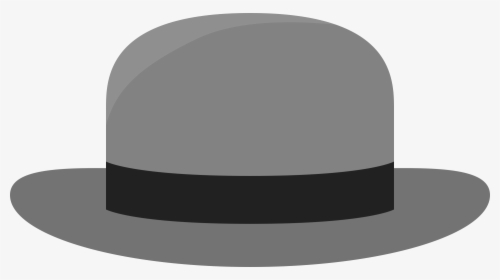 Bowler Hat Clip Arts - Grey Hat Png, Transparent Png, Transparent PNG