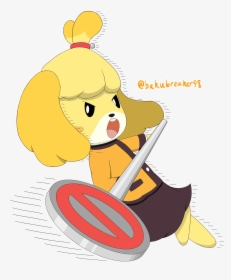 Isabelle Animal Crossing Smash Clipart , Png Download - Super Smash Bros Isabelle Animal Crossing, Transparent Png, Transparent PNG