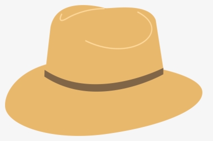 Cowboy Hat Sun Hat Graphic Black And White Stock Transparent - Panama Hat Clipart Transparent, HD Png Download, Transparent PNG