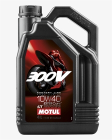 Motul 300v 4t Competition Synthetic Oil 10w 40 4 Liter - Motul 300v 10w40, HD Png Download, Transparent PNG