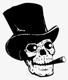 Skull With Hat Logo, HD Png Download, Transparent PNG