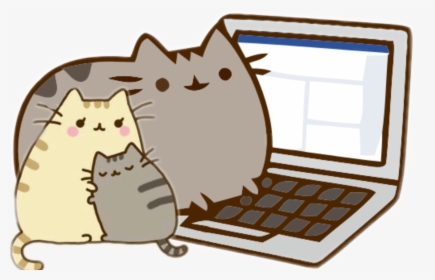 Cat,cartoon,clip Art,small To Medium-sized - Pusheen Gif No Background, HD Png Download, Transparent PNG