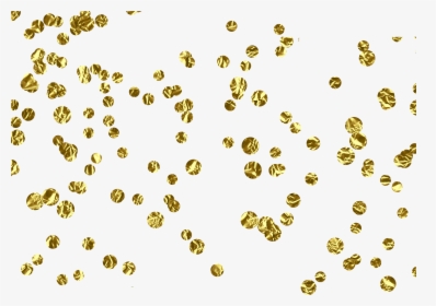 Confetti Png No Background - Gold Confetti With Transparent Background Png, Png Download, Transparent PNG