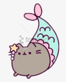 Free Png Mermaid Pusheen Coloring Pages Png Image With - Mermaid Pusheen Coloring Pages, Transparent Png, Transparent PNG
