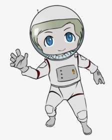 Girl Clipart Astronaut - Kid Astronaut Clipart Transparent Background, HD Png Download, Transparent PNG