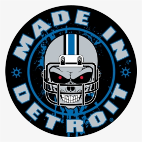 Helmet Skull Sticker - Made In Detroit, HD Png Download, Transparent PNG