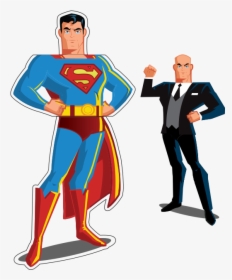 Superman / Lex Luthor Mix & Match - Cartoon, HD Png Download, Transparent PNG