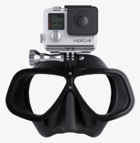 Freediver Mask With Gopro Mount - Маска За Подводен Риболов Go Pro, HD Png Download, Transparent PNG