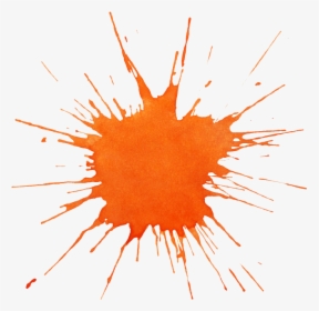 Clip Art Free Stock Paintball Clipart Orange Splash - Orange Paint Splatter Png, Transparent Png, Transparent PNG