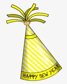Party Hat New Year Hats Transparent Png - New Years Party Hat Clipart, Png Download, Transparent PNG