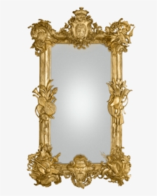 19th-century Gilded Mirror - Antique, HD Png Download, Transparent PNG