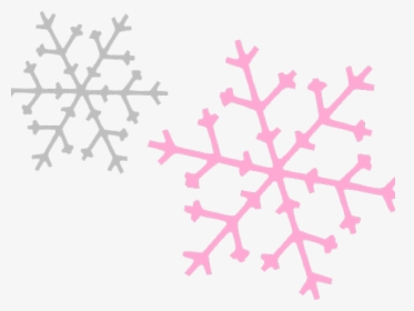 Snowflake Corner Cliparts - Pink Snowflake Clip Art, HD Png Download, Transparent PNG