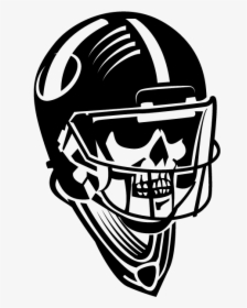 Skull American Football Football Helmet Euclidean Vector - Skull Football Helmet Drawing, HD Png Download, Transparent PNG