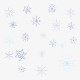 Variety Snowflake Collection Png Download - Snowflake Pattern Png, Transparent Png, Transparent PNG
