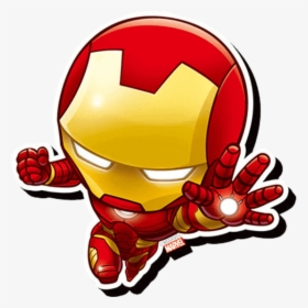 Transparent Superhero Clip Art - Chibi Iron Man Cartoon, HD Png Download, Transparent PNG