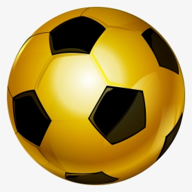 #mq #gold #golden #football #ball #balls - Gold Soccer Ball Transparent Background, HD Png Download, Transparent PNG