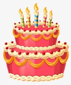 Cake Clipart Png - Transparent Background Birthday Cake Clip Art, Png Download, Transparent PNG