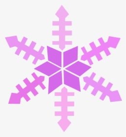 Small Snowflake Clipart - Purple Snowflake Clip Art, HD Png Download, Transparent PNG