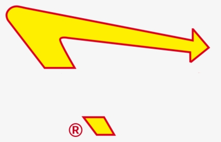 6 In N Out Burger Logo Inob - N Out Burger Arrow, HD Png Download, Transparent PNG