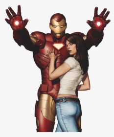 Jessica Drew And Iron Man, HD Png Download, Transparent PNG