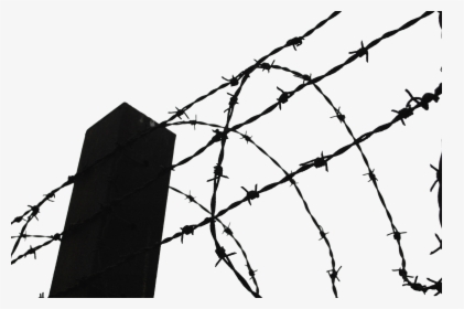 Fence Clipart Thorn - Transparent Background Barbed Wire Fence Clipart, HD Png Download, Transparent PNG