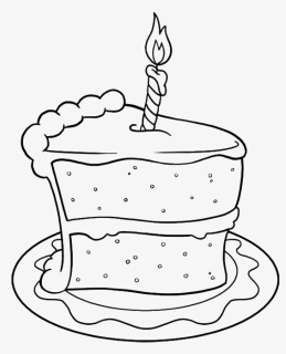 Drawing Birthday Cake Png - Birthday Cake Drawing Png, Transparent Png, Transparent PNG