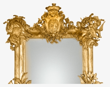 Antique Mirror French Gilded Wood Mirror Circa 1880 - Antique, HD Png Download, Transparent PNG