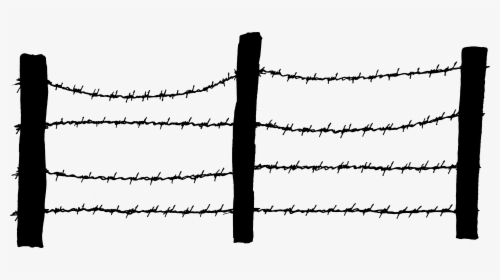 Barbed Wire Fence Clip Art, HD Png Download, Transparent PNG