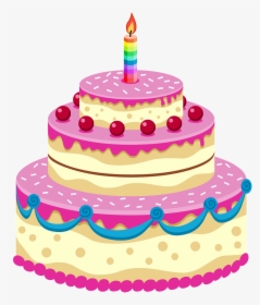 Sweetheart-cake - Transparent Background Birthday Cake Clipart, HD Png Download, Transparent PNG
