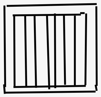Square,angle,fence - Bars Clip Art, HD Png Download, Transparent PNG