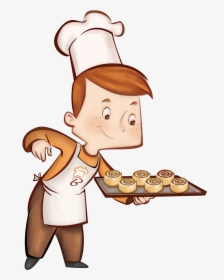 Cook Clipart Pastry Chef - Panadero Animado Png, Transparent Png, Transparent PNG