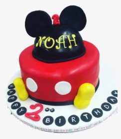 2nd Birthday Mickey Mouse Cake, Hd Png Download - 2nd Birthday Mickey Mouse Cake, Transparent Png, Transparent PNG
