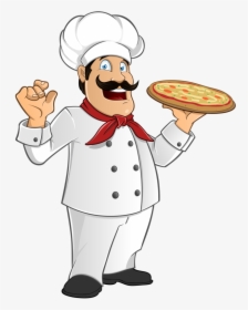 Png Chefs Pinterest - Italian Pizza Chef Cartoon, Transparent Png, Transparent PNG