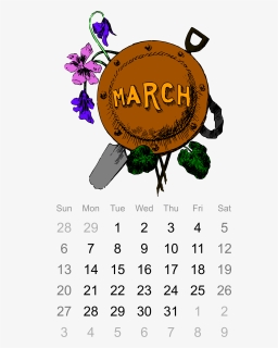 Minimal Printable Calendar 2018, HD Png Download, Transparent PNG